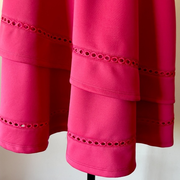 Coral Pink Cocktail Dress - Picture 3 of 3